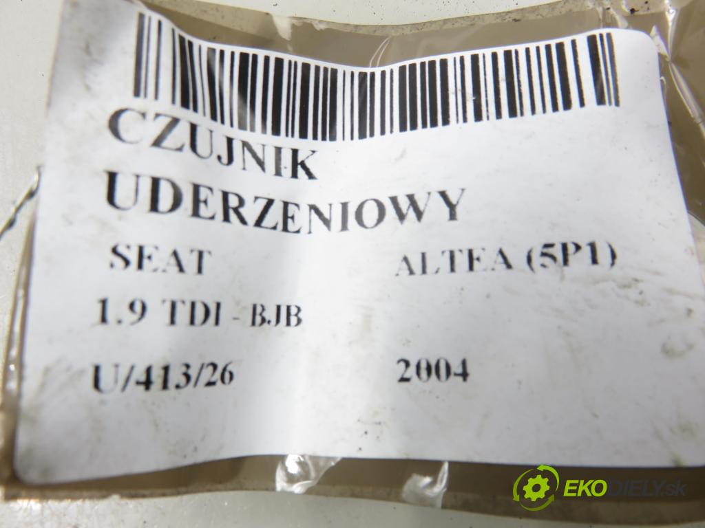 SEAT ALTEA (5P1) MINIVAN 2004 77,00 1.9 TDI - BJB 1896,00 snímač nárazu 1K0909606 ; 5WK43273 (Snímač nárazu)
