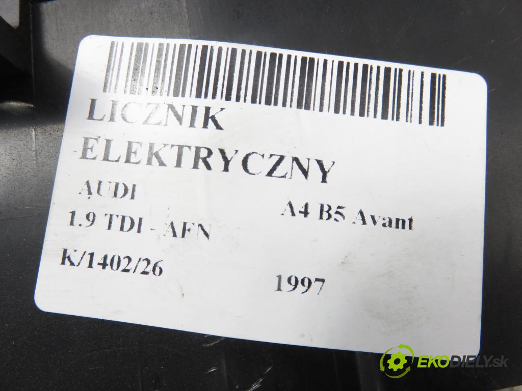 AUDI A4 Avant (8D5, B5) KOMBI 1997 81,00 1.9 TDI - AFN 1896,00 prístrojovka elektrický 8D0919034