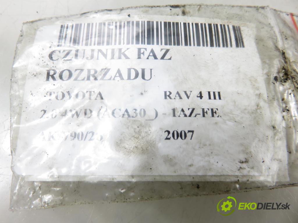 TOYOTA RAV 4 III (_A3_) SUV 2007 112,00 2.0 4WD (ACA30_) - 1AZ-FE 1998,00 Snímač časovania Vačkový hriadeľ: 1533028020