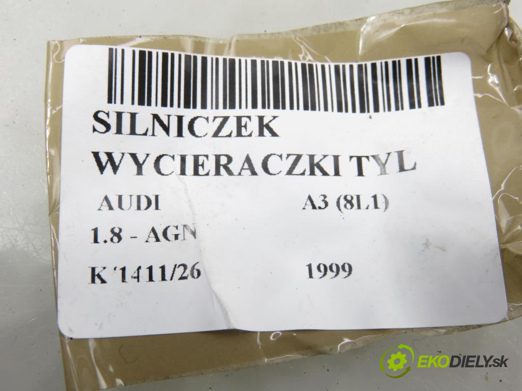 AUDI A3 (8L1) HB 1999 92,00 1.8 - AGN 1781,00 Motorček stierače zadné 8L0955711B