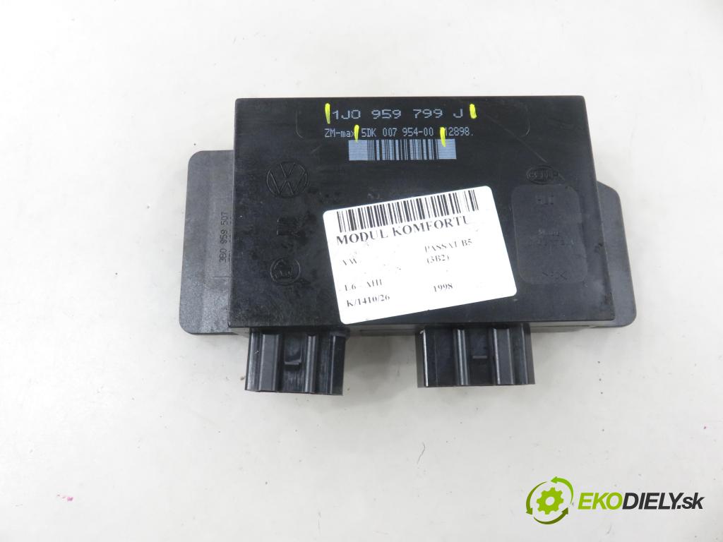 VW PASSAT B5 (3B2) SEDAN 1998 74,00 1.6 - AHL 1595,00 MODUL komfortu 1J0959799J ; 5DK00795400