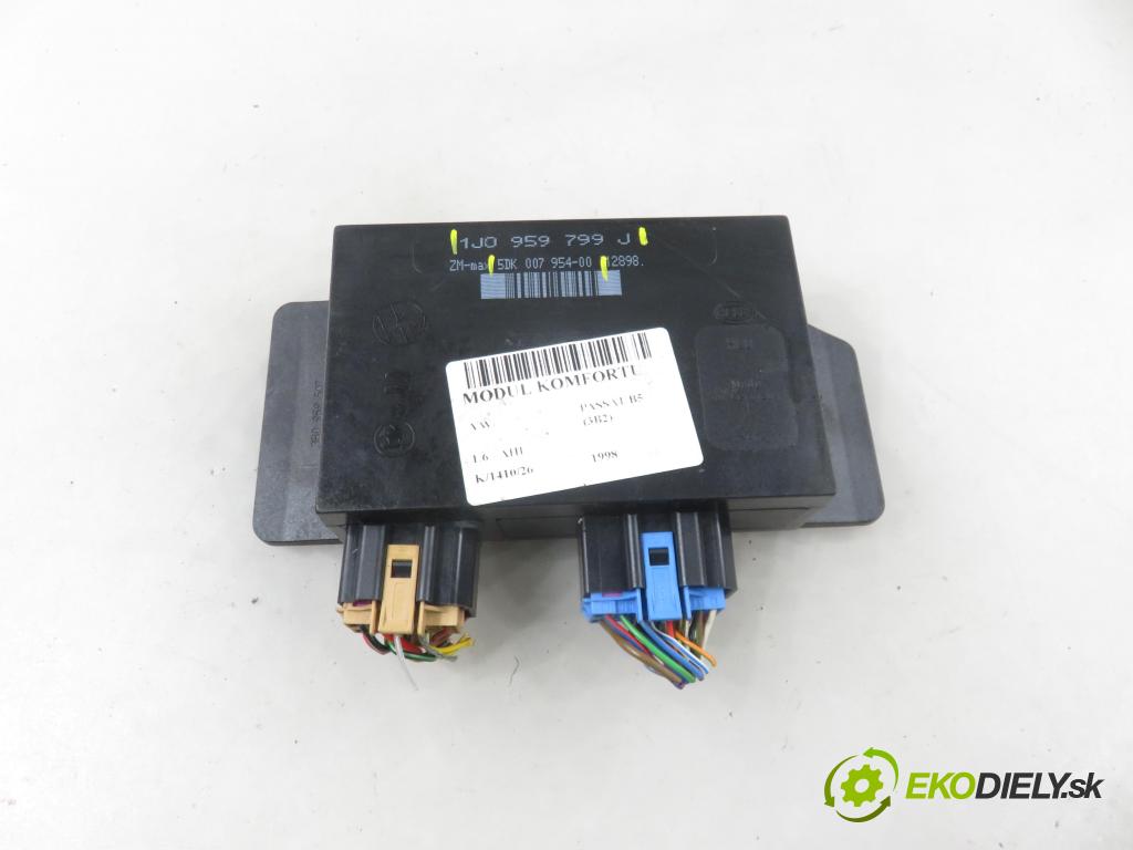 VW PASSAT B5 (3B2) SEDAN 1998 74,00 1.6 - AHL 1595,00 MODUL komfortu 1J0959799J ; 5DK00795400