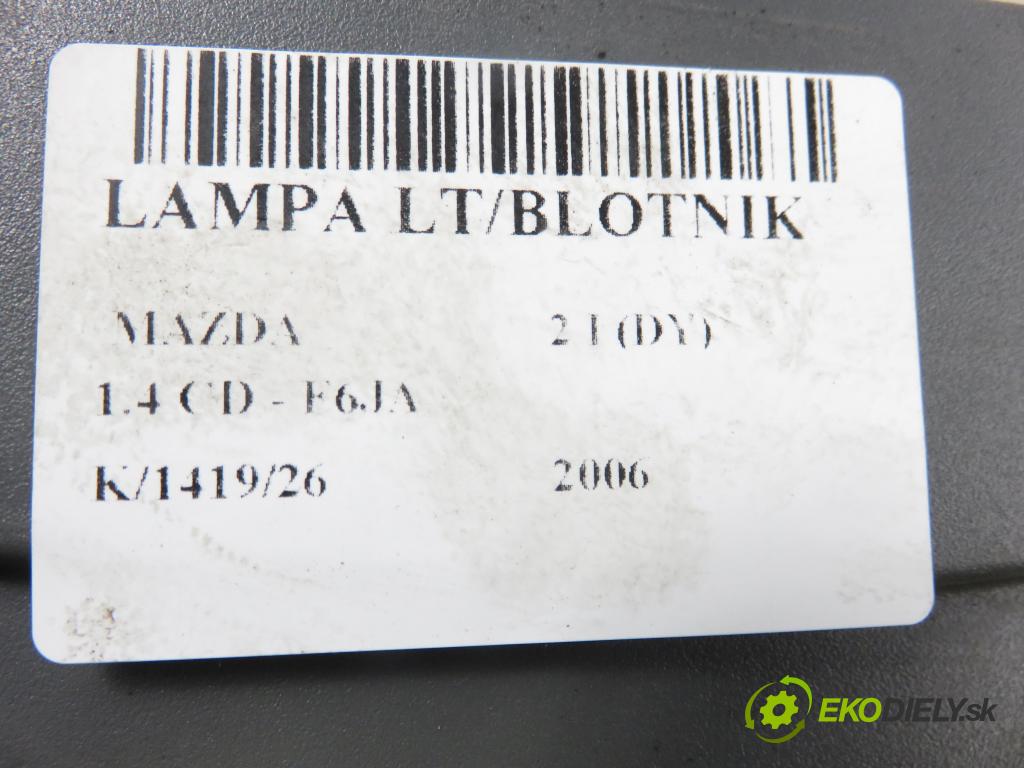 MAZDA 2 (DY) HB 2006 50,00 1.4 CD - F6JA 1399,00 Svetlo ľavé zadné 6M7113405AF