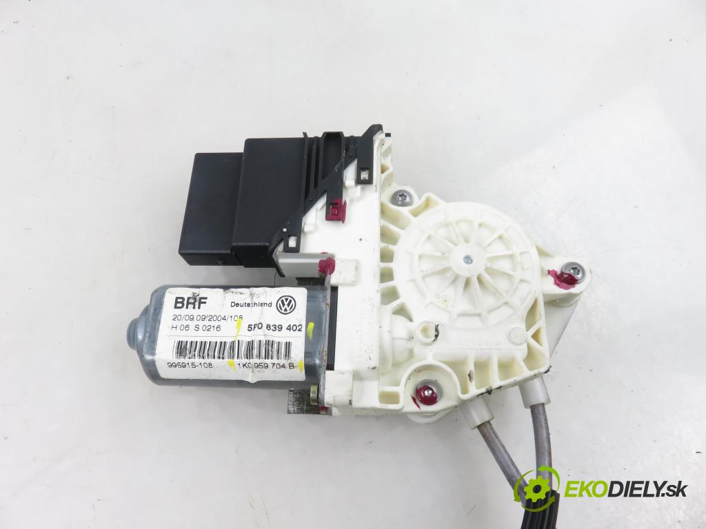 SEAT ALTEA (5P1) MINIVAN 2004 77,00 1.9 TDI - BJB 1896,00 mechanismus oken PTE 5P0839402 ; 1K0959704B