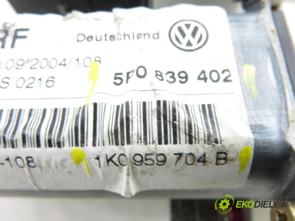 SEAT ALTEA (5P1) MINIVAN 2004 77,00 1.9 TDI - BJB 1896,00 mechanismus oken PTE 5P0839402 ; 1K0959704B