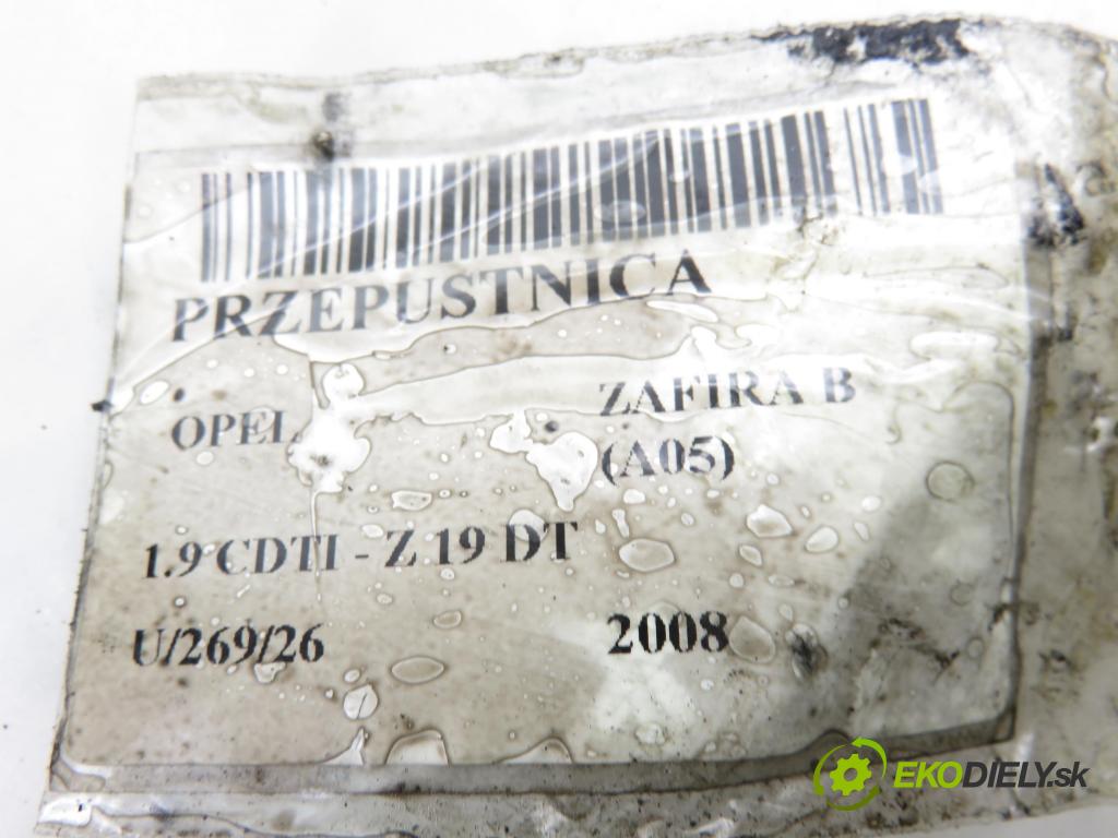 OPEL ZAFIRA B (A05) MINIVAN 2008 88,00 1.9 CDTI - Z 19 DT 1910,00 škrtíci klapka 48CPD1 ; 48CPD1F ; 55199974 (Škrticí klapka)