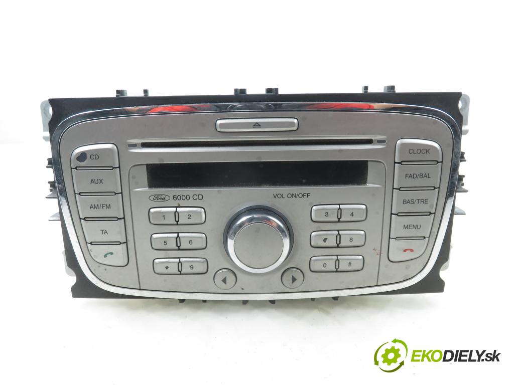 FORD MONDEO IV (BA7) LIFTBACK 2007 92,00 1.8 TDCi - KHBA 1753,00 RADIO CD 7S7T18C815BA
