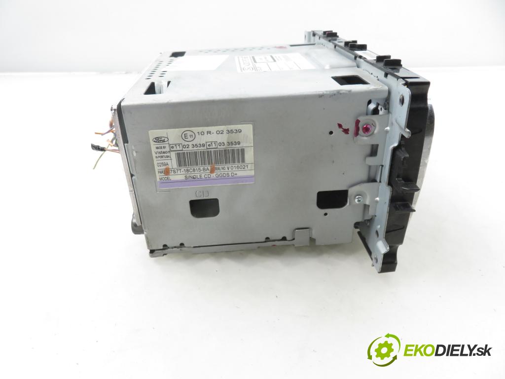 FORD MONDEO IV (BA7) LIFTBACK 2007 92,00 1.8 TDCi - KHBA 1753,00 RADIO CD 7S7T18C815BA