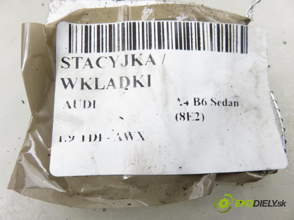 AUDI A4 (8E2, B6) SEDAN 2001 96,00 1.9 TDI - AWX 1896,00 spínačka 4B0905851C (Spínací skříňka)