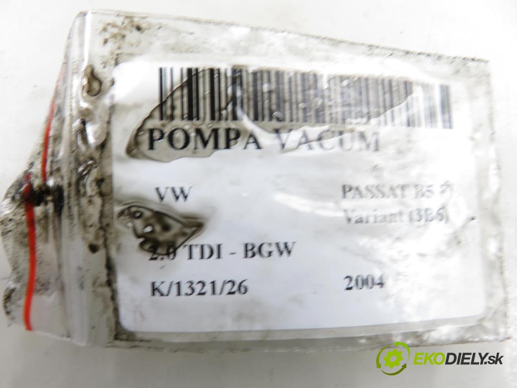 VW PASSAT B5.5 Variant (3B6) KOMBI 2004 100,00 2.0 TDI - BGW 1968,00 Pumpa vákuová