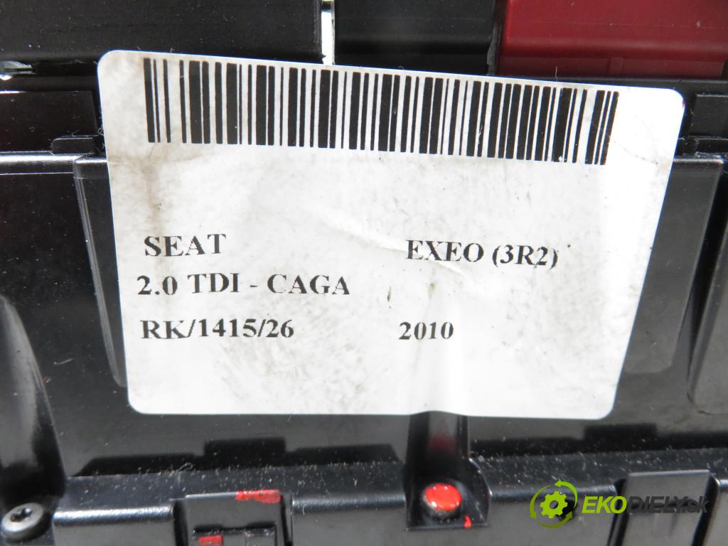 SEAT EXEO (3R2) SEDAN 2010 105,00 2.0 TDI - CAGA 1968,00 Panel kúrenia KLIMATRONIK 8E0820043BQ
