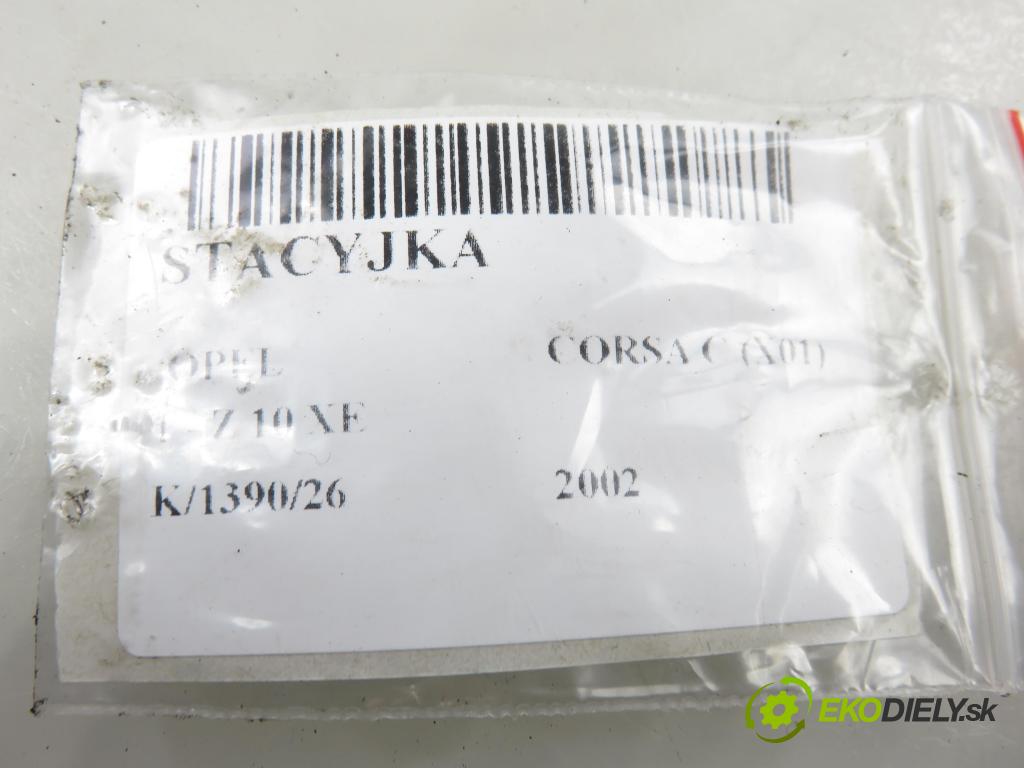 OPEL CORSA C (X01) HB 2002 43,00 1 - Z 10 XE 973,00 spínačka 90589313 ; 90589389 ; 24445098 (Spínací skříňka)