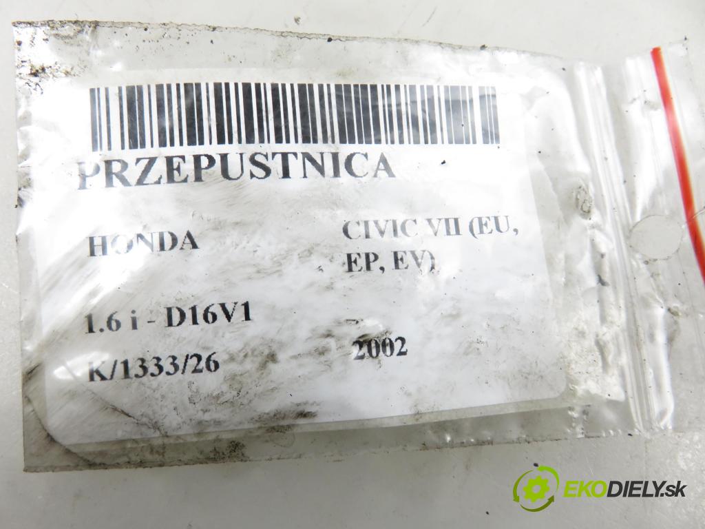 HONDA CIVIC VII Hatchback (EU, EP, EV) HB 2002 81,00 1.6 i - D16V1 1590,00 Škrtiaca klapka 76A0 (Škrtiaca klapka)