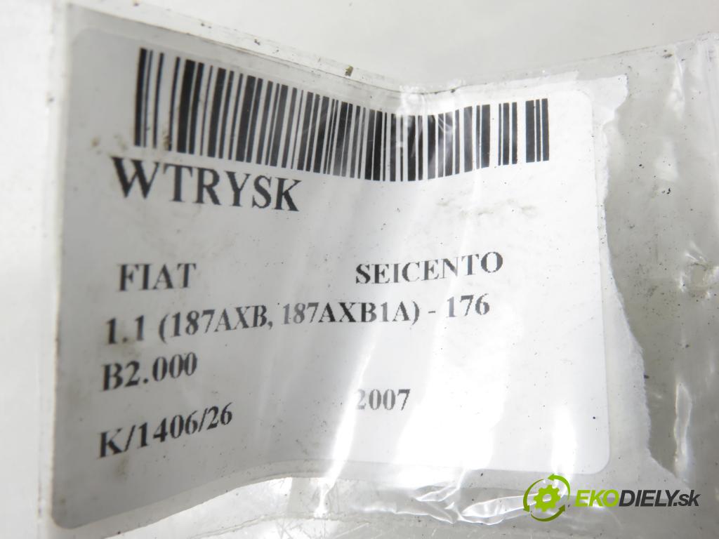 FIAT SEICENTO / 600 (187_) HB 2007 40,00 1.1 54 - 176 B2.000 1108,00 lišta vstřikovací IWP095 ; 3219018301 (Vstřikovací lišta)