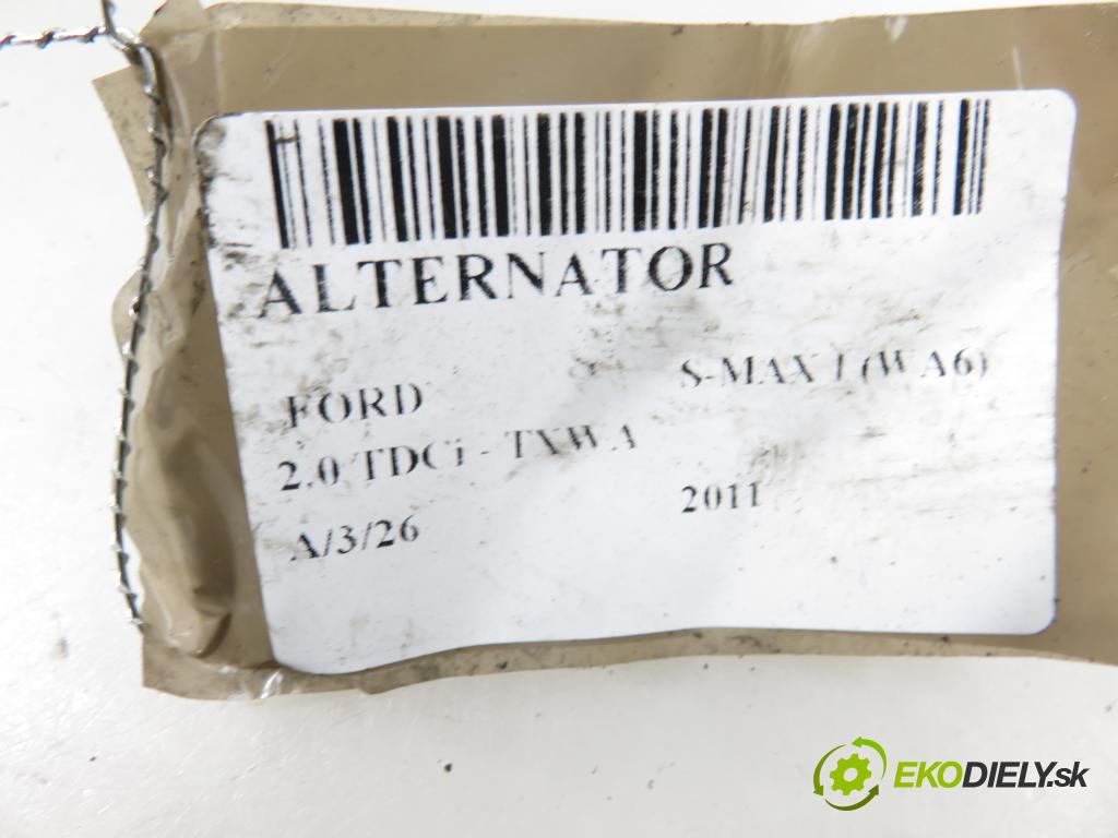 FORD S-MAX (WA6) MINIVAN 2011 120,00 2.0 TDCi - TXWA 1997,00 Alternátor AG9T10300AA (Alternátor)
