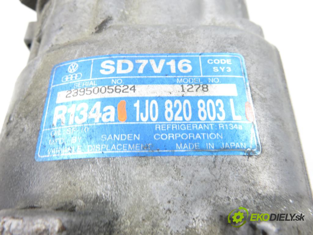 AUDI A3 (8L1) HB 2001 96,00 1.9 TDI - ASZ 1896,00 KOMPRESOR: klimatizace 1J0820803L (Kompresor klimatizace)