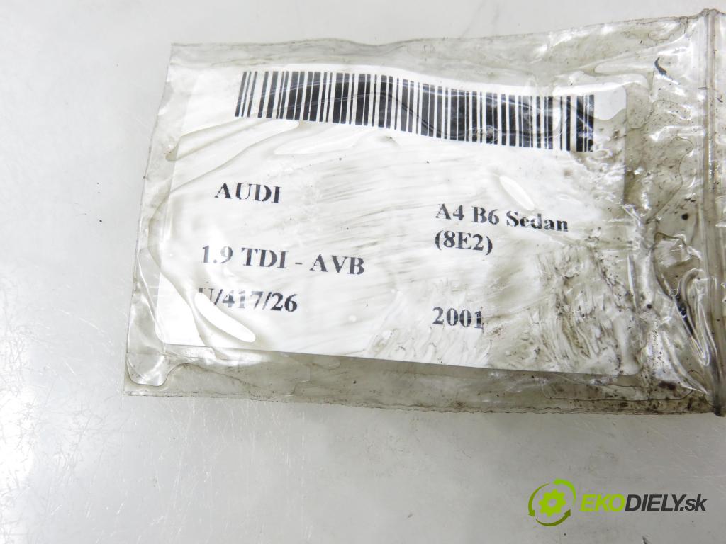 AUDI A4 (8E2, B6) SEDAN 2001 74,00 1.9 TDI PD 101 - AVB 1896,00 Vstrekovač 038130073AR ; 0414720214 (Vstrekovač paliva)