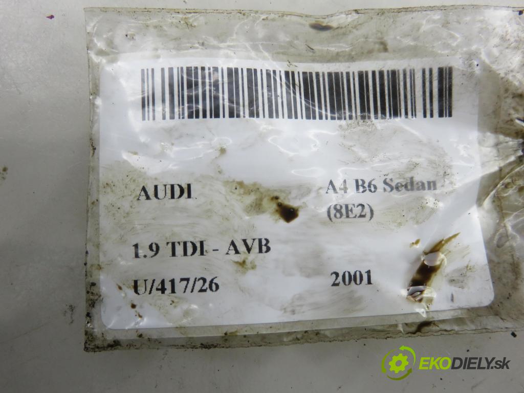 AUDI A4 (8E2, B6) SEDAN 2001 74,00 1.9 TDI PD 101 - AVB 1896,00 Vstrekovač 038130073AR ; 0414720214 (Vstrekovač paliva)