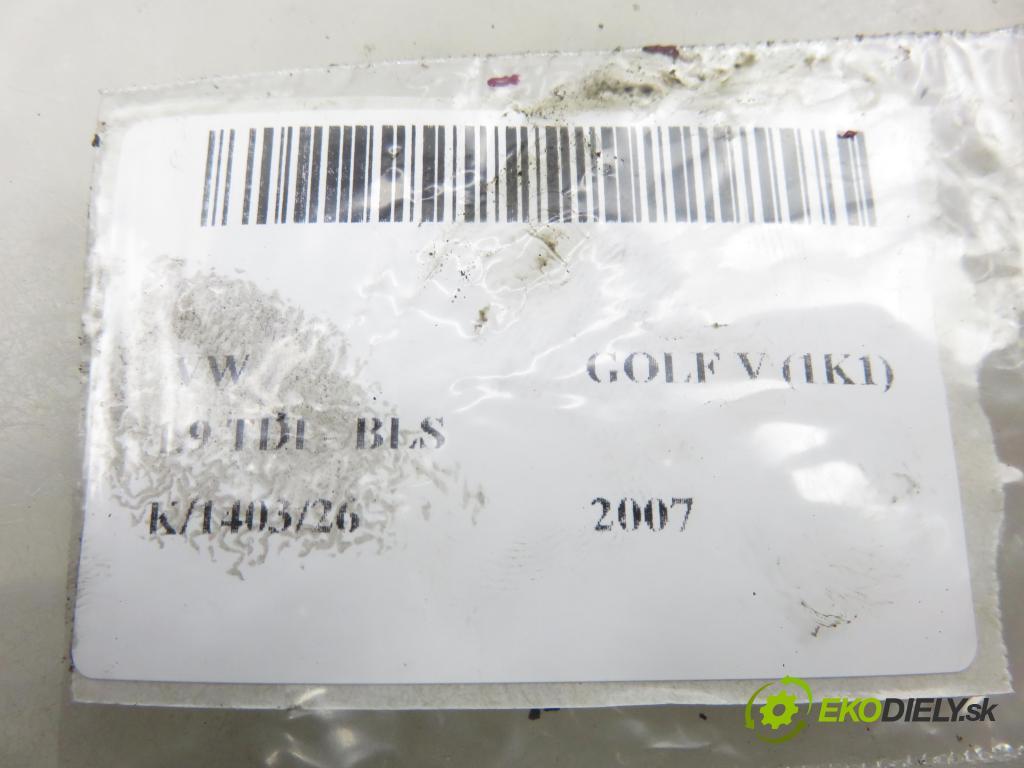 VW GOLF V (1K1) HB 2007 77,00 1.9 TDI - BLS 1896,00 vstříkovač 038130079TX ; 0986441518 (Vstřikovač paliva)