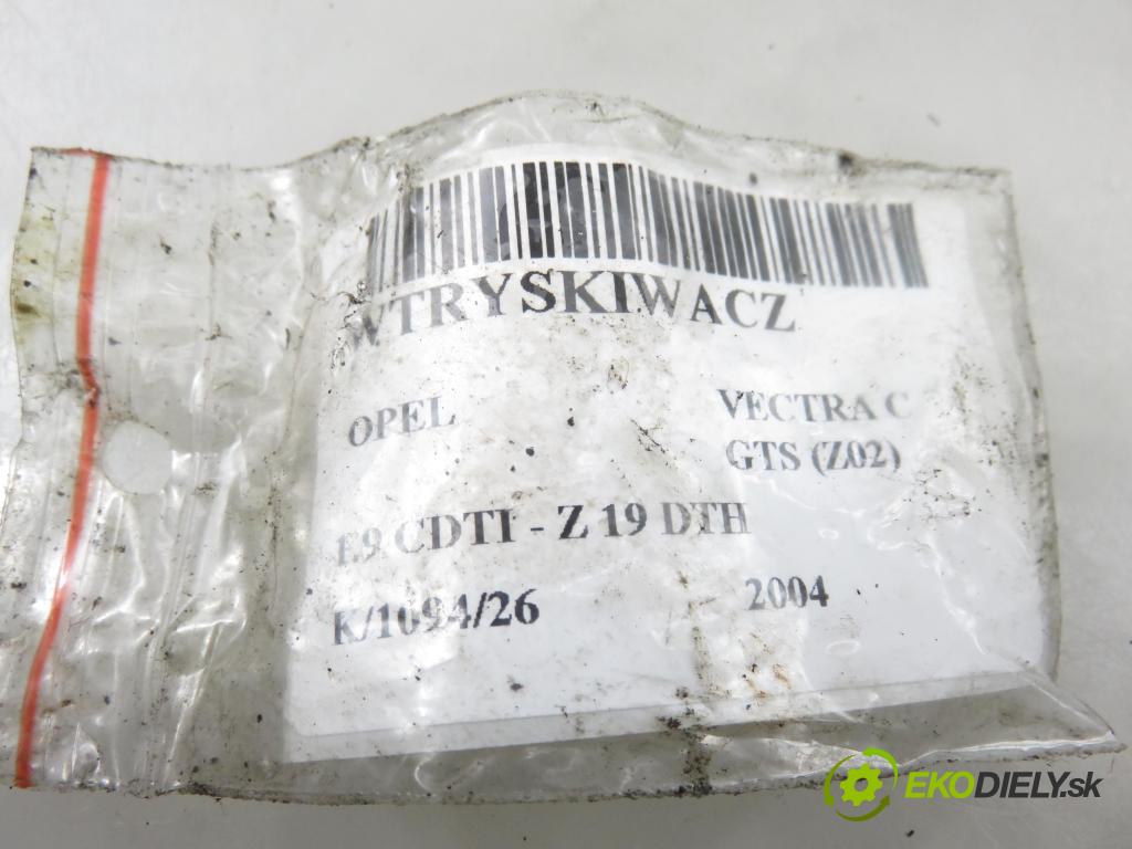 OPEL VECTRA C GTS (Z02) LIFTBACK 2004 110,00 1.9 CDTI - Z 19 DTH 1910,00 vstrekovač 0445110159 (Vstrekovač paliva)