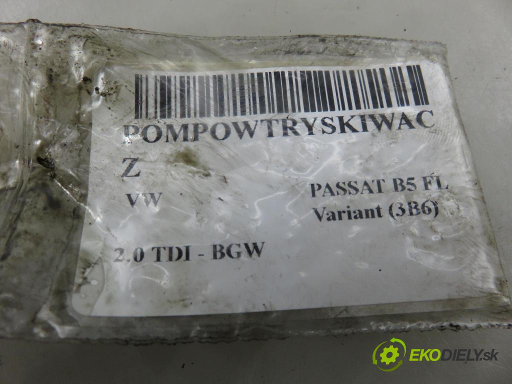 VW PASSAT B5.5 Variant (3B6) KOMBI 2004 100,00 2.0 TDI - BGW 1968,00 vstříkovač 038130073BC ; 0414720222 (Vstřikovač paliva)