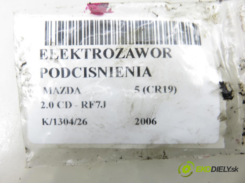 MAZDA 5 (CR19) MINIVAN 2006 105,00 2.0 CD - RF7J 1998,00 ELEKTROVENTIL: VAKUUM: 1397000700