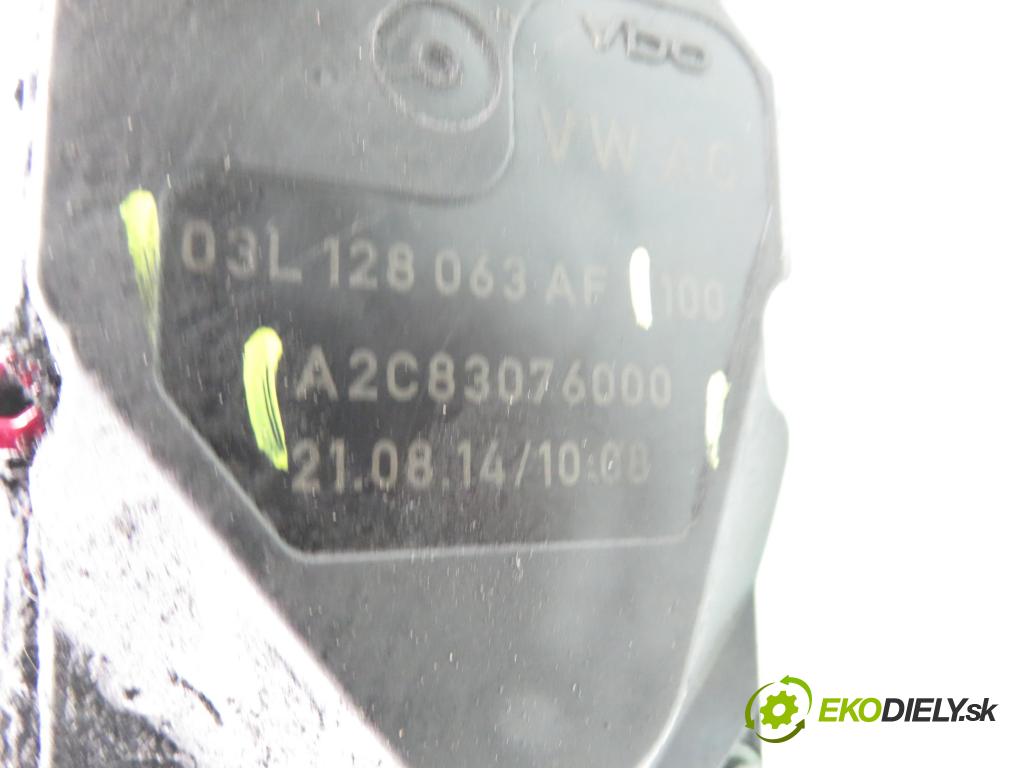 VW TIGUAN (5N_) SUV 2008 103,00 2.0 TDI 4motion - CBAB 1968,00 Škrtiaca klapka 03L128063AF ; A2C83076000 (Škrtiaca klapka)