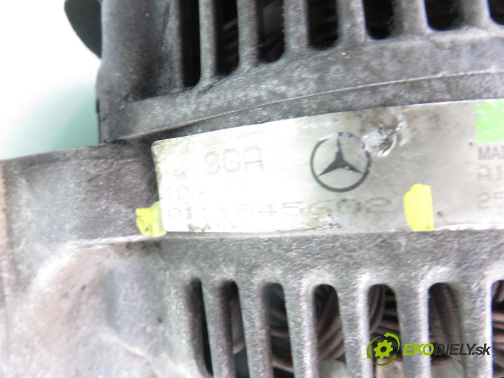 MERCEDES-BENZ KLASA A (W168) HB 1996 75,00 1.6 102 A 160  M 166.960 1598,00 Alternátor 0111545602 (Alternátor)