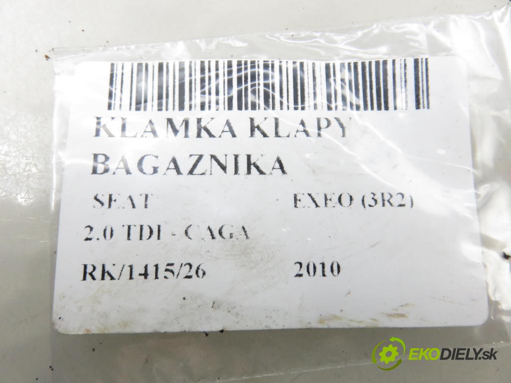 SEAT EXEO (3R2) SEDAN 2010 105,00 2.0 TDI - CAGA 1968,00 Kľučka dverí kufor 6J4827565A