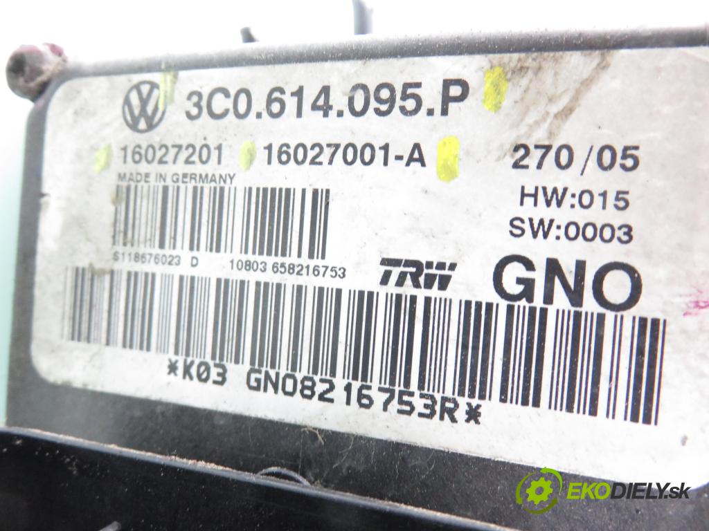 VW PASSAT B6 Variant (3C5) KOMBI 2005 77,00 1.9 TDI - BKC 1896,00 Pumpa ABS 16027201 ; 3C0614095P ; 16027001A (Pumpa ABS)