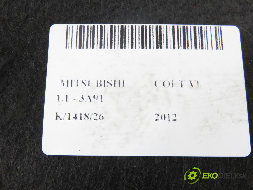 MITSUBISHI COLT VI (Z3_A, Z2_A) HB 2012 55,00 1.1 - 3A91 1124,00 POLKA: kufor 7237A059