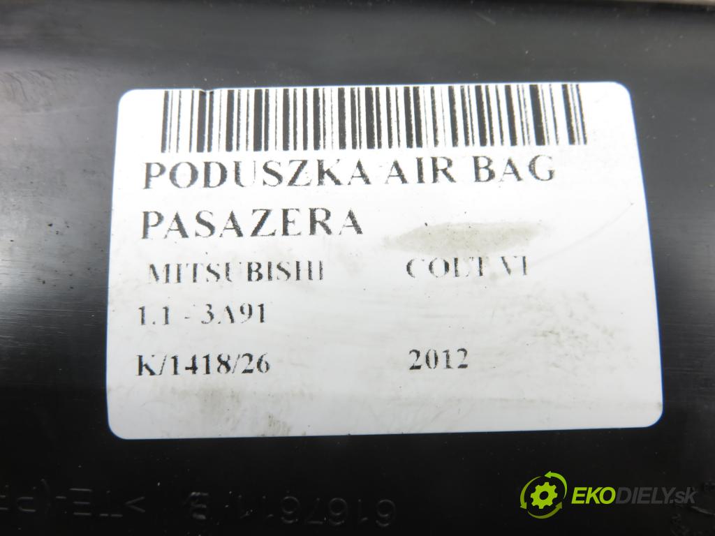 MITSUBISHI COLT VI (Z3_A, Z2_A) HB 2012 55,00 1.1 - 3A91 1124,00 AirBag air BAG CESTUJÍCÍ: 7030A233
