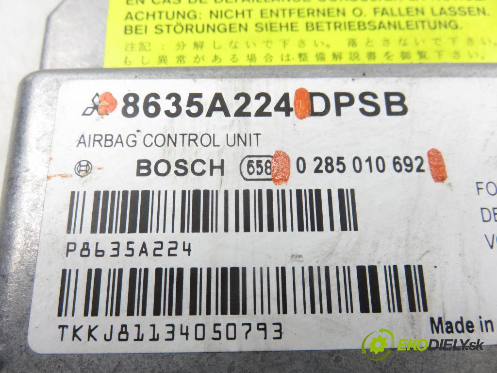 MITSUBISHI COLT VI (Z3_A, Z2_A) HB 2012 55,00 1.1 - 3A91 1124,00 MODUL air BAG 0285010692 ; 8635A224