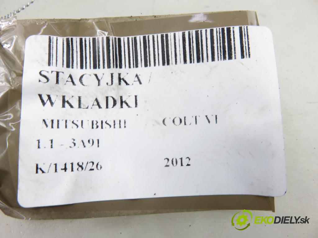 MITSUBISHI COLT VI (Z3_A, Z2_A) HB 2012 55,00 1.1 - 3A91 1124,00 spínačka 4408A040 ; 5WK45107 ; MR587813 (Spínací skříňka)