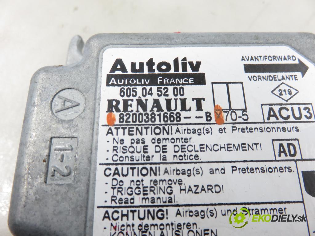 RENAULT MASTER II Skrzynia (FD) FURGON 2008 84,00 2.5 dCi 120 - G9U 724 2464,00 MODUL air BAG 8200381668B