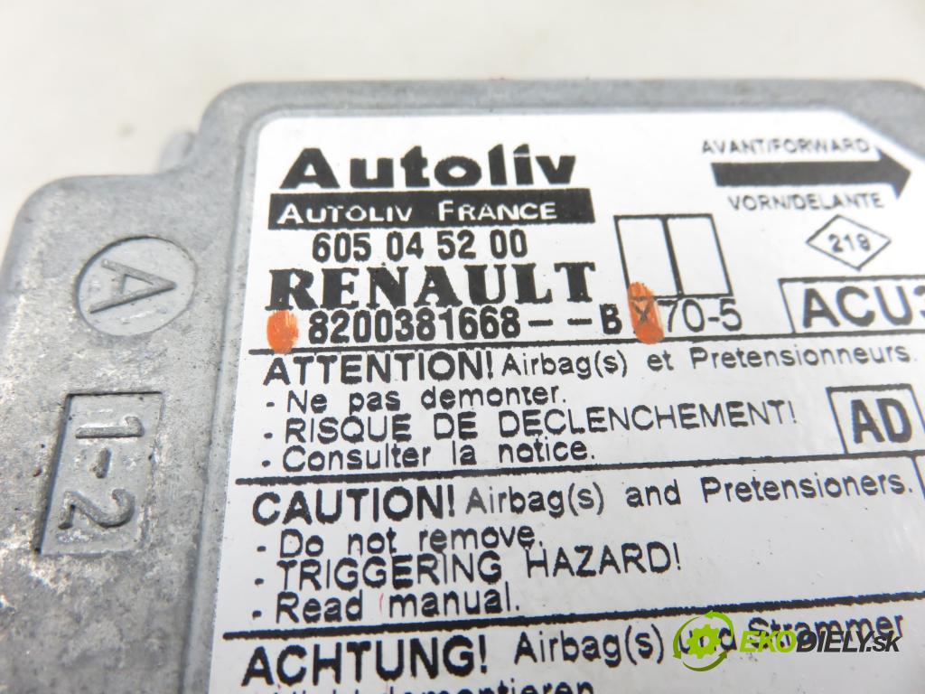 RENAULT MASTER II Skrzynia (FD) FURGON 2008 84,00 2.5 dCi 120 - G9U 724 2464,00 MODUL air BAG 8200381668B