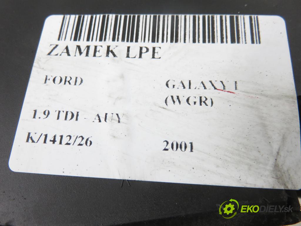 FORD GALAXY (WGR) MINIVAN 2001 85,00 1.9 TDI PD 115 - AUY 1896,00 zámok