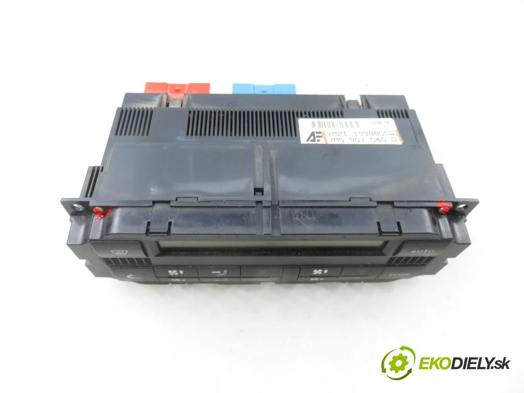 FORD GALAXY (WGR) MINIVAN 2001 85,00 1.9 TDI PD 115 - AUY 1896,00 Panel topení KLIMATRONIK 7M5907040D ; YM2119988DCW ; 5HB00796340