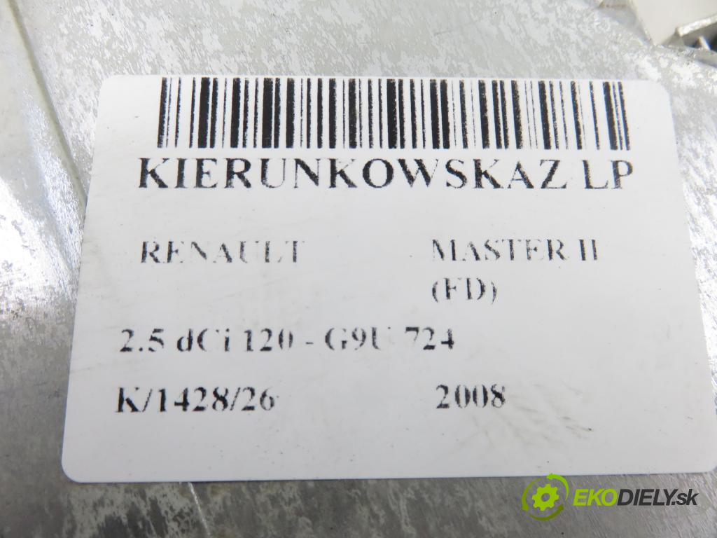 RENAULT MASTER II Skrzynia (FD) FURGON 2008 84,00 2.5 dCi 120 - G9U 724 2464,00 směrovka LP 8200163914