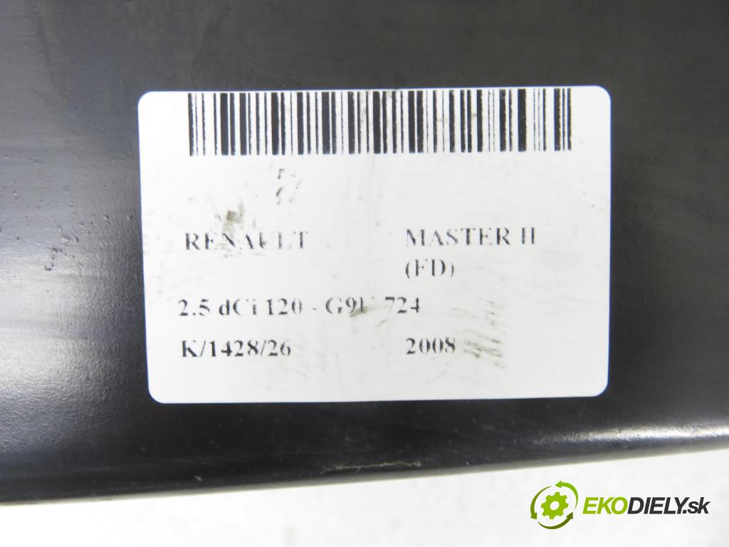 RENAULT MASTER II Skrzynia (FD) FURGON 2008 84,00 2.5 dCi 120 - G9U 724 2464,00 Výstuha čelné