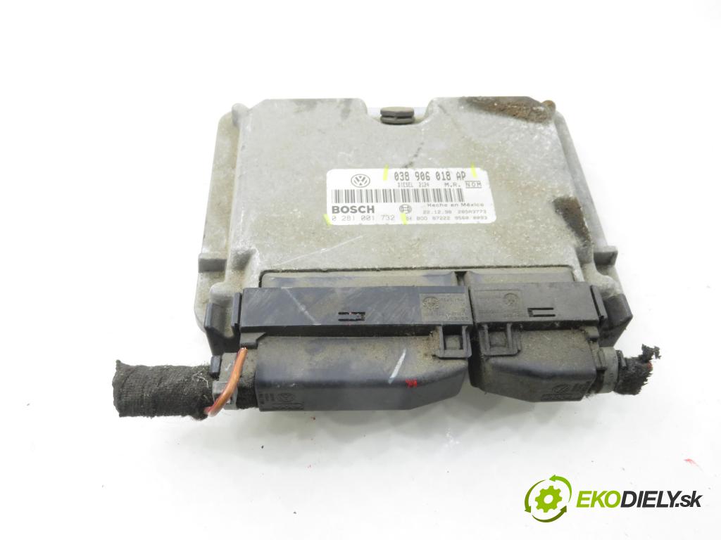 VW NEW BEETLE (9C1, 1C1) HB 2001 66,00 1.9 TDI - ALH 1896,00 Riadiaca jednotka Motor 038906018AP ; 0281001732