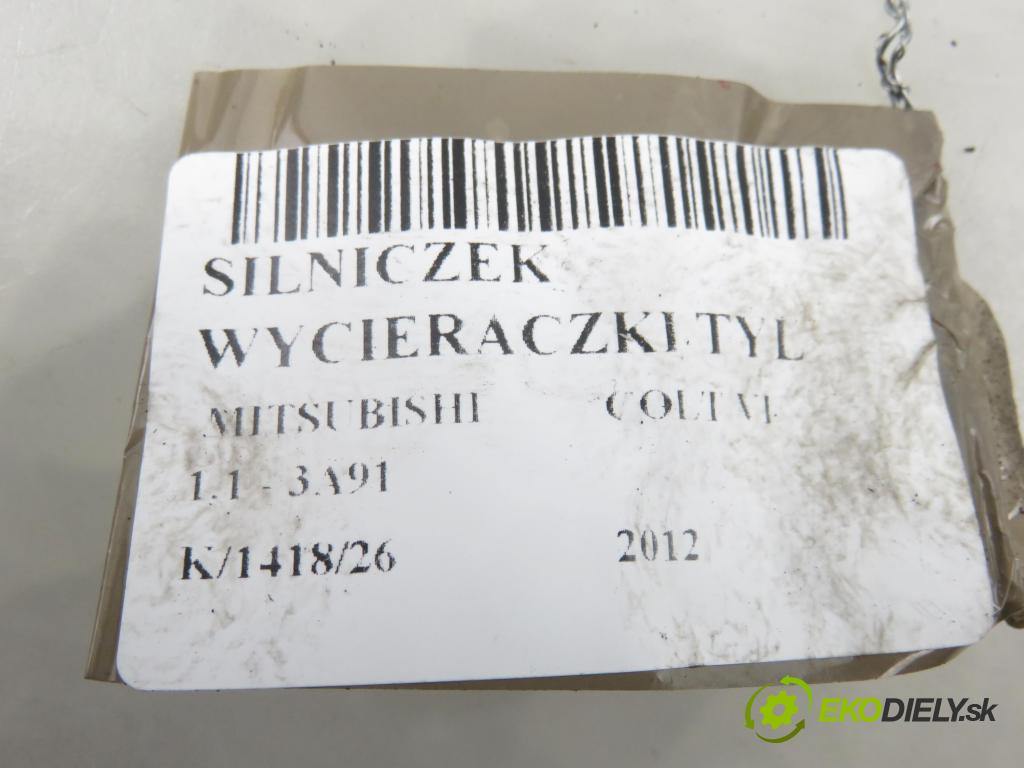 MITSUBISHI COLT VI (Z3_A, Z2_A) HB 2012 55,00 1.1 - 3A91 1124,00 motorek stěrače ZADNÍ: 0390201599 ; MN105051