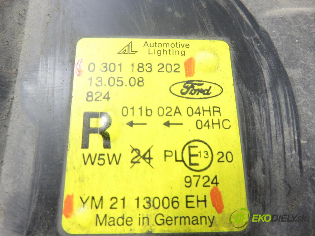 FORD GALAXY (WGR) MINIVAN 2001 85,00 1.9 TDI PD 115 - AUY 1896,00 světlo PP YM2113006EH ; 0301183202