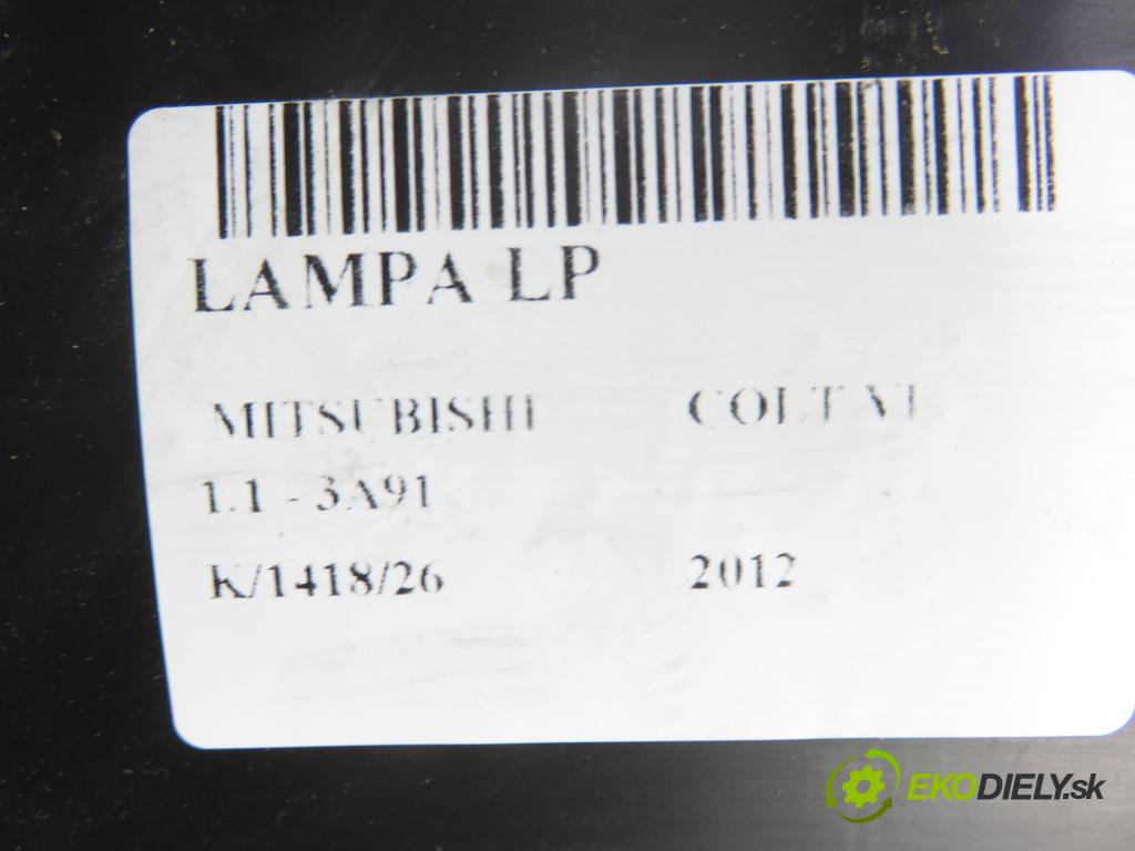 MITSUBISHI COLT VI (Z3_A, Z2_A) HB 2012 55,00 1.1 - 3A91 1124,00 Svetlo LP 030124930100 ; 8301B179