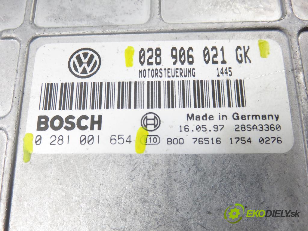 VW PASSAT B5 (3B2) SEDAN 1997 66,00 1.9 TDI - AHU 1896,00 Riadiaca jednotka Motor 028906021GK ; 0281001654