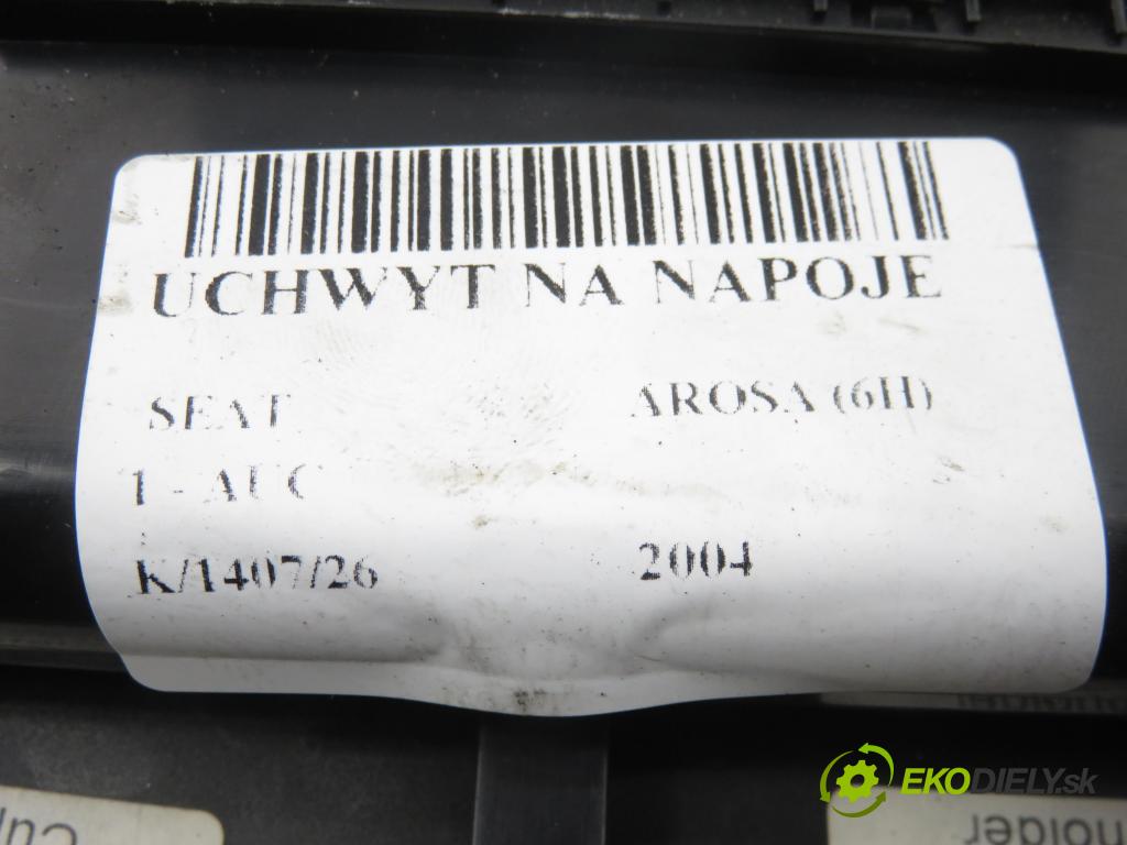 SEAT AROSA (6H) HB 2004 37,00 1 - AUC 999,00 držák na nápoje 4B0885995 (Držák nápojů)