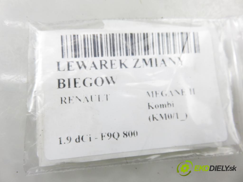 RENAULT MEGANE II Kombi (KM0/1_) KOMBI 2005 88,00 1.9 dCi 120 - F9Q 800 1870,00 ZVEDÁK: 8200271217