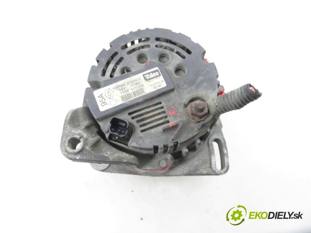 RENAULT THALIA I (LB0/1/2_) SEDAN 2006 43,00 1.2 - D7F 744 1149,00 Alternátor 7700437090 (Alternátor)