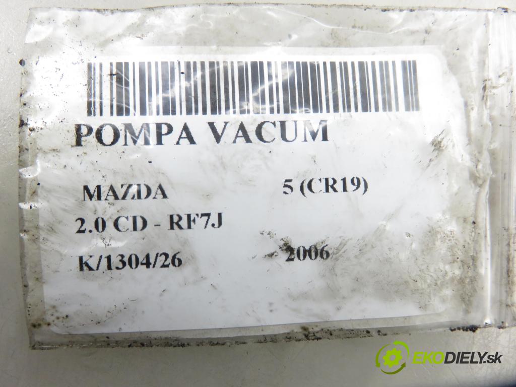 MAZDA 5 (CR19) MINIVAN 2006 105,00 2.0 CD - RF7J 1998,00 pumpa vakuová X2T58173 ; RF7J18G00