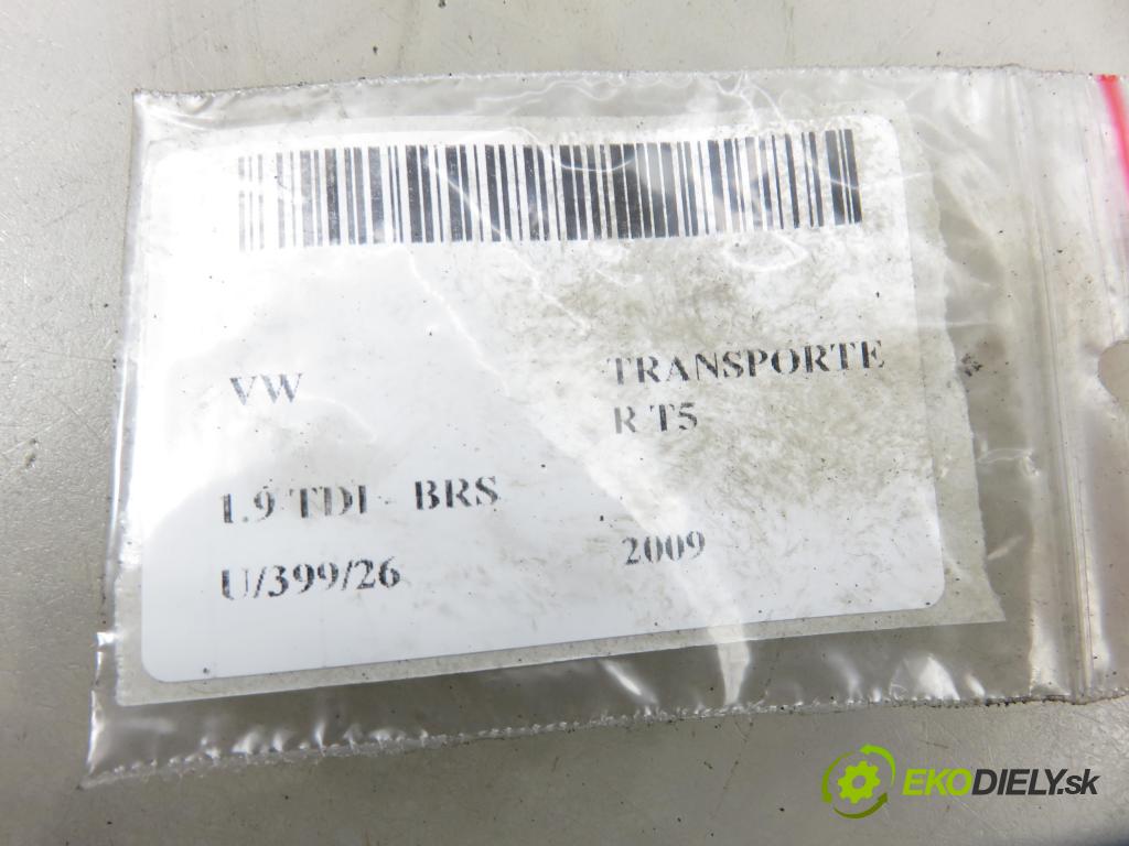 VW TRANSPORTER V Skrzynia (7HA, 7HH, 7EA, 7EH) FURGON 2009 75,00 1.9 TDI - BRS 1896,00 rúrka EGR 038131521BD